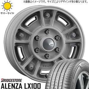 ハイエース 215/65R16 ブリヂストン アレンザ LX100 DEAN BJ MEXICAN 16インチ 6.5J +38 6H139.7P サマータイヤ ホイール 4本SET