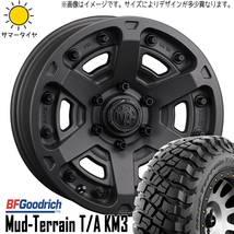 Hilux サーフ プラド 265/65R17 BFグッドリッチ KM3 マーテルギア アーマー 17インチ 8.0J +20 6H139.7P サマータイヤ ホイール 4本SET_画像1