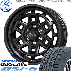 スズキ ジムニーシエラ 215/70R16 トーヨータイヤ GSI6 マッドクロス 16インチ 6.0J 0 5H139.7P スタッドレスタイヤ ホイール 4本SET