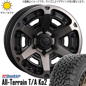 スズキ ジムニーシエラ 225/75R16 BFグッドリッチ KO2 マーテルギア アーマー 16インチ 6.0J -5 5H139.7P サマータイヤ ホイール 4本SET