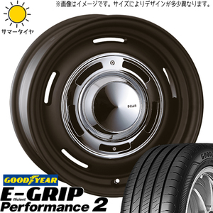 ウィッシュ 195/60R16 グッドイヤー パフォーマンス2 クロスカントリー 16インチ 6.5J +43 5H100P サマータイヤ ホイール 4本SET