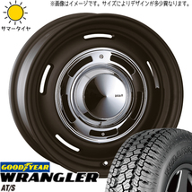 デリカ アウトランダー 225/70R16 GY ラングラー A/T-S クロスカントリー 16インチ 6.5J +38 5H114.3P サマータイヤ ホイール 4本SET_画像1