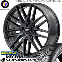 RAV4 CX CR-V 225/65R17 グッドイヤー ベクター GEN3 MID RMP 029F 17インチ 7.0J +47 5H114.3P オールシーズンタイヤ ホイール 4本SET_画像1