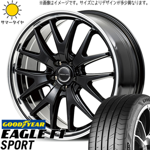 86 プリウス レガシィ BRZ 215/45R17 グッドイヤー F1 SPORT MID EXE7 17インチ 7.0J +50 5H100P サマータイヤ ホイール 4本SET