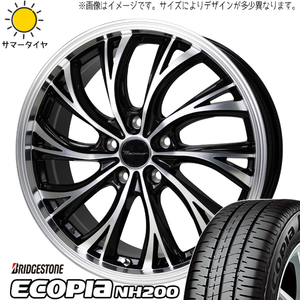 NBOX タント スペーシア 165/55R15 BS エコピア NH200C プレシャス HS-2 15インチ 4.5J +45 4H100P サマータイヤ ホイール 4本SET