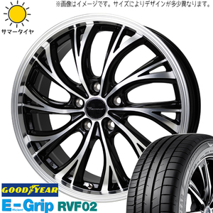 ヤリス スイフト バレーノ 185/55R16 グッドイヤー RVF02 プレシャス HS-2 16インチ 6.0J +45 4H100P サマータイヤ ホイール 4本SET