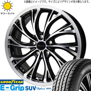 XV フォレスター レガシィ 225/55R18 グッドイヤー HP01 プレシャス HS-2 18インチ 7.0J +48 5H100P サマータイヤ ホイール 4本SET