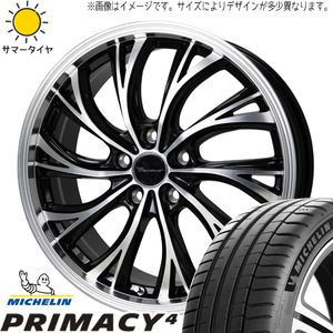 60系 プリウス 215/50R18 ミシュラン プライマシー4 プレシャス HS-2 18インチ 7.0J +38 5H114.3P サマータイヤ ホイール 4本SET