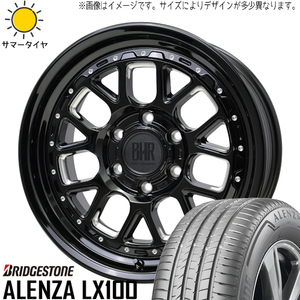 デリカ エクストレイル 215/70R16 BS アレンザ LX100 バークレイ ヒューロン 16インチ 7.0J +38 5H114.3P サマータイヤ ホイール 4本SET