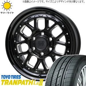 エクストレイル 215/65R16 TOYO トランパス Lu2 バークレイ ヒューロン 16インチ 7.0J +38 5H114.3P サマータイヤ ホイール 4本SET