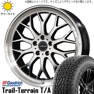 アリア アウトランダー CX-60 235/55R19 BFグッドリッチ ルガーノ 19インチ 8.0J +38 5H114.3P サマータイヤ ホイール 4本SET