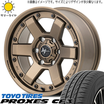 NBOX タント スペーシア 165/55R15 TOYO プロクセス CF3 MID M6 CARBINE 15インチ 4.5J +45 4H100P サマータイヤ ホイール 4本SET_画像1