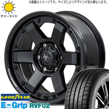 クラウン CX-3 デリカ 215/60R16 グッドイヤー RVF02 MID M6 CARBINE 16インチ 7.0J +40 5H114.3P サマータイヤ ホイール 4本SET_画像1