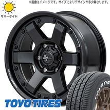 キャラバン 215/65R16 109/107 トーヨータイヤ H30 MID M6 CARBINE 16インチ 6.5J +48 6H139.7P サマータイヤ ホイール 4本SET_画像1