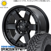 FJクルーザー プラド Hilux 285/70R17 TOYO M/T MID M6 CARBINE 17インチ 8.0J +20 6H139.7P サマータイヤ ホイール 4本SET_画像1