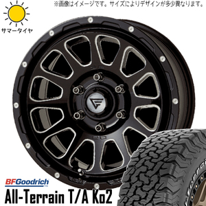 デリカ RAV4 CX 235/70R16 BFグッドリッチ オールテレーン KO2 デルタフォース 16インチ 7.0J +35 5H114.3P サマータイヤ ホイール 4本SET