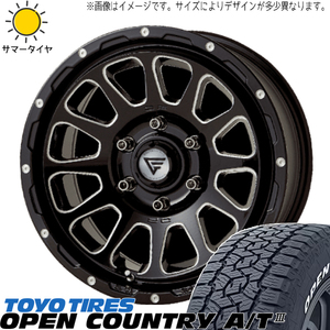 ハイエース 215/65R16 TOYO オープンカントリー A/T3 デルタフォース 16インチ 7.0J +38 6H139.7P サマータイヤ ホイール 4本SET