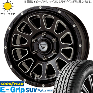 デリカ エクストレイル CX 225/70R16 グッドイヤー HP01 デルタフォース 16インチ 7.0J +35 5H114.3P サマータイヤ ホイール 4本SET