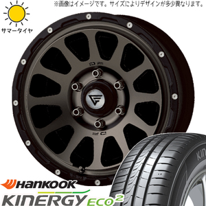 クラウン CX-3 デリカ 215/60R16 ハンコック K435 デルタフォース 16インチ 7.0J +35 5H114.3P サマータイヤ ホイール 4本SET