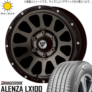 デリカ エクストレイル CX 215/70R16 BS アレンザ LX100 デルタフォース 16インチ 7.0J +35 5H114.3P サマータイヤ ホイール 4本SET