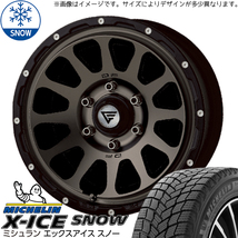 RAV4 265/65R17 ミシュラン エックスアイススノー デルタフォース 17インチ 7.0J +32 5H114.3P スタッドレスタイヤ ホイール 4本SET_画像1