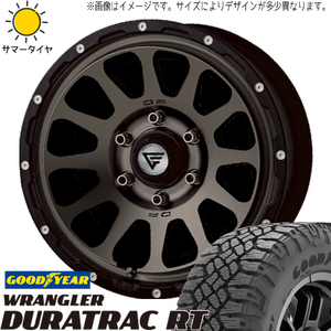 RAV4 デリカ 245/65R17 グッドイヤー ラングラー R/T デルタフォース 17インチ 7.0J +32 5H114.3P サマータイヤ ホイール 4本SET