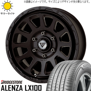 スズキ ジムニー 215/70R16 ブリヂストン アレンザ LX100 デルタフォース 16インチ 5.5J +20 5H139.7P サマータイヤ ホイール 4本SET