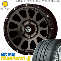 エクストレイル 215/60R17 トーヨータイヤ トランパス Lu2 デルタフォース 17インチ 8.0J +35 5H114.3P サマータイヤ ホイール 4本SET_画像1