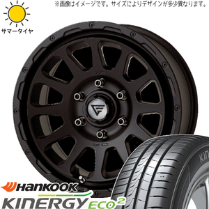 クラウン CX-3 デリカ 215/60R16 ハンコック K435 デルタフォース 16インチ 7.0J +35 5H114.3P サマータイヤ ホイール 4本SET