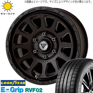 クラウン CX-3 デリカ 215/60R16 グッドイヤー RVF02 デルタフォース 16インチ 7.0J +35 5H114.3P サマータイヤ ホイール 4本SET