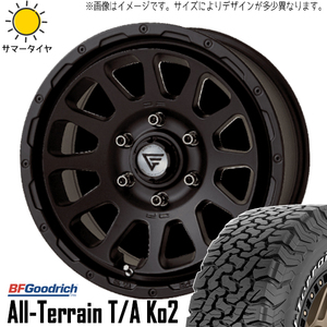 デリカ RAV4 CX 235/70R16 BFグッドリッチ オールテレーン KO2 デルタフォース 16インチ 7.0J +35 5H114.3P サマータイヤ ホイール 4本SET