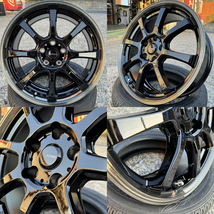 エブリィワゴン NV100リオ 165/60R14 TOYO オブザーブ GIZ2 Gスピード P08 14インチ 4.5J +45 4H100P スタッドレスタイヤ ホイール 4本SET_画像6