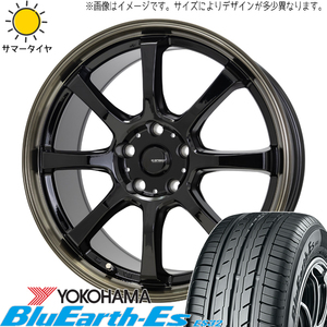 エブリィワゴン NV100リオ 165/60R14 Y/H ブルーアース Es ES32 Gスピード P08 14インチ 4.5J +45 4H100P サマータイヤ ホイール 4本SET