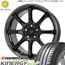 タント NBOX サクラ 155/65R14 ハンコック K435 Gスピード P08 14インチ 4.5J +45 4H100P サマータイヤ ホイール 4本SET_画像1