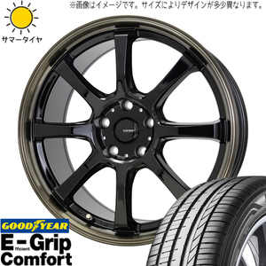 NBOX タント スペーシア 165/55R15 グッドイヤー コンフォート Gスピード P08 15インチ 4.5J +45 4H100P サマータイヤ ホイール 4本SET