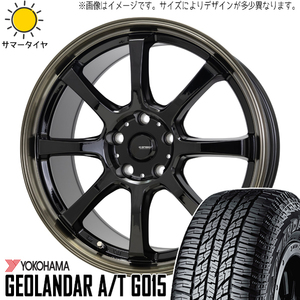 カムリ クラウン ジオ 215/60R16 Y/H ジオランダー A/T G015 Gスピード P08 16インチ 6.5J +40 5H114.3P サマータイヤ ホイール 4本SET