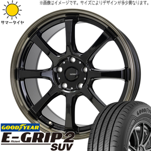 ハリアー RAV4 225/65R17 グッドイヤー 2 Gスピード P08 17インチ 7.0J +38 5H114.3P サマータイヤ ホイール 4本SET