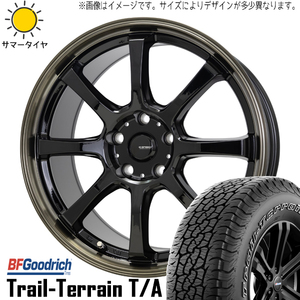 カローラクロス 215/60R17 BFグッドリッチ トレイルテレーン Gスピード P08 17インチ 7.0J +38 5H114.3P サマータイヤ ホイール 4本SET