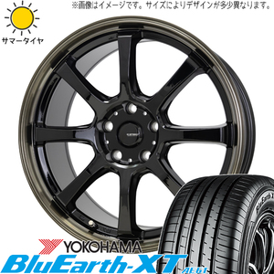 クロストレック ZR-V 225/60R17 Y/H ブルーアース-XT AE61 Gスピード P08 17インチ 7.0J +48 5H114.3P サマータイヤ ホイール 4本SET