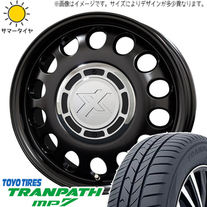 ラクティス 175/65R15 TOYO トランパス MP7 クロスブラッド スティール 15インチ 6.0J +43 5H100P サマータイヤ ホイール 4本SET