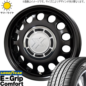 プリウス インプレッサ 195/65R15 GY コンフォート クロスブラッド スティール 15インチ 6.0J +43 5H100P サマータイヤ ホイール 4本SET