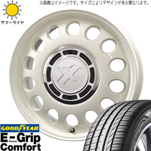 タフト リフトアップ 175/65R15 GY コンフォート クロスブラッド スティール 15インチ 4.5J +45 4H100P サマータイヤ ホイール 4本SET_画像1