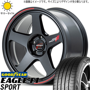 アクア カローラ シエンタ 195/50R16 グッドイヤー F1 SPORT MID RMP TR50 16インチ 6.0J +45 4H100P サマータイヤ ホイール 4本SET