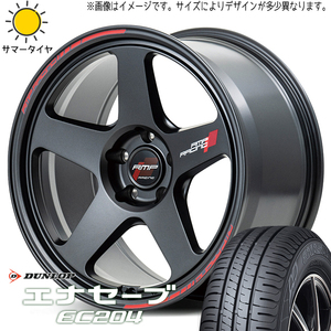 アクア 205/55R16 ダンロップ エナセーブ EC204 MID RMP TR50 16インチ 6.0J +45 4H100P サマータイヤ ホイール 4本SET