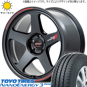 ヤリス スイフト バレーノ 185/55R16 TOYO ナノエナジー3 MID RMP TR50 16インチ 6.0J +45 4H100P サマータイヤ ホイール 4本SET