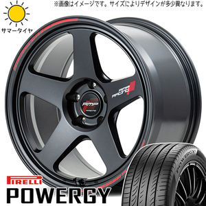 アクア 195/55R16 ピレリ パワジー MID RMP TR50 16インチ 6.0J +45 4H100P サマータイヤ ホイール 4本SET