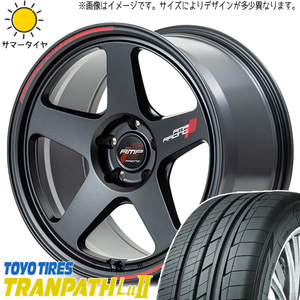 アルファード 235/50R18 トーヨータイヤ トランパス Lu2 MID RMP TR50 18インチ 8.0J +45 5H114.3P サマータイヤ ホイール 4本SET