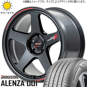 クロスオーバー J50 NJ50 225/55R18 ブリヂストン アレンザ001 MID RMP TR50 18インチ 8.0J +45 5H114.3P サマータイヤ ホイール 4本SET