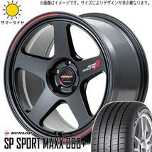 XV フォレスター レガシィ 225/55R18 D/L スポーツマックス060 MID RMP TR50 18インチ 7.5J +48 5H100P サマータイヤ ホイール 4本SET_画像1