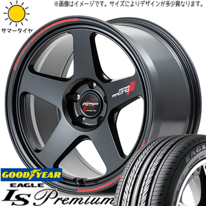 クラウン 225/45R18 グッドイヤー イーグル プレミアム MID RMP TR50 18インチ 8.0J +45 5H114.3P サマータイヤ ホイール 4本SET